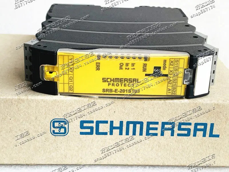 오리지널 SCHMERSAL 안전 계전기 SRB-E-201ST01 24VAC/DC