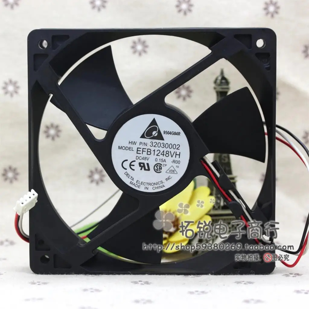 델타 EFB1248VH-ROO 48V 10.15a 12CM 화웨이호환 산업냉각팬