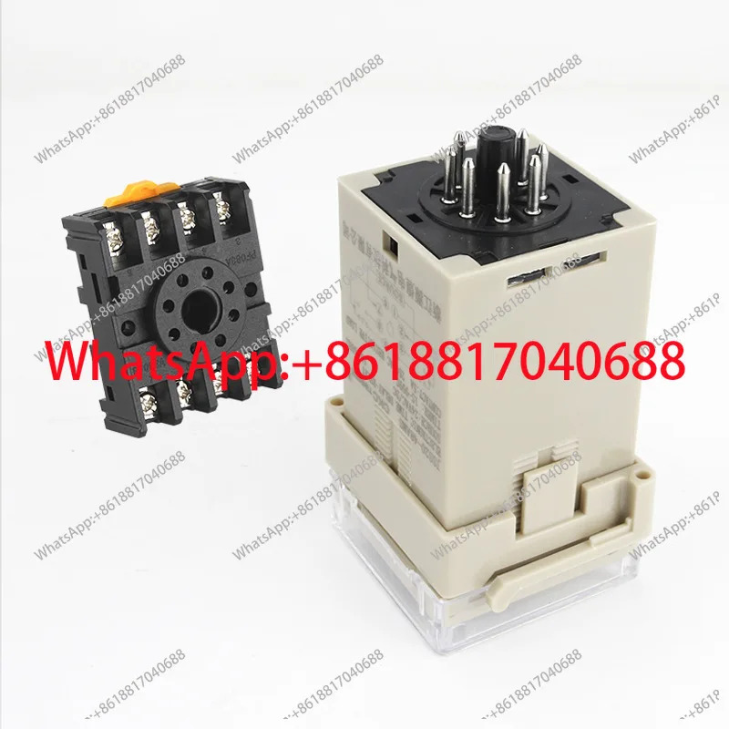 JSS20-48AMS호환 3비트 디지털 디스플레이 타임 릴레이 220V 전원 지연 999초 초 조정 24V