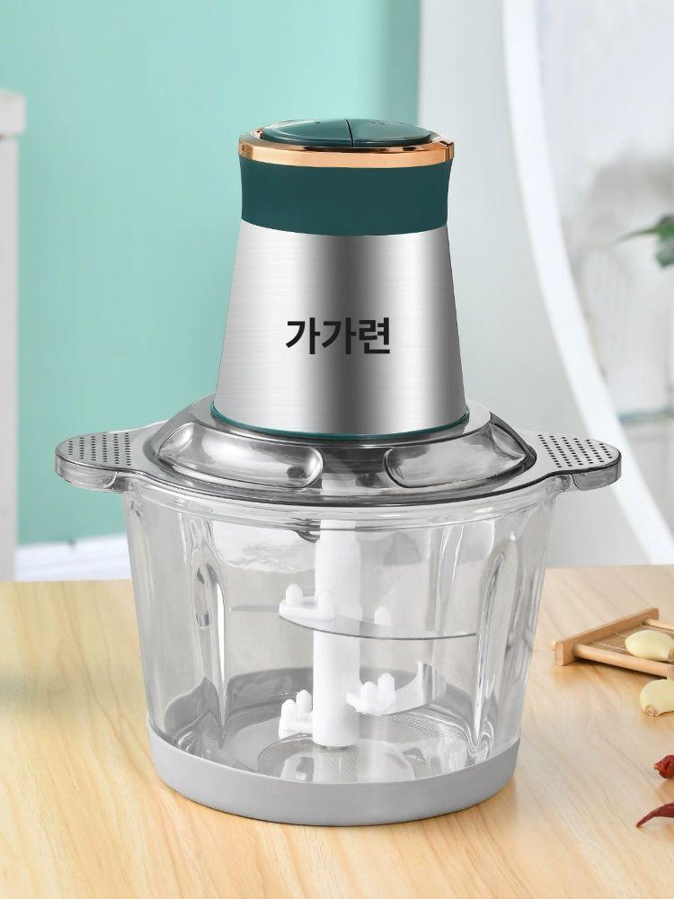마늘껍질까는기계 전동 마능 벗기는 가정용 3L 유리 볼 1개+칼 1세트 - 상세 이미지 4