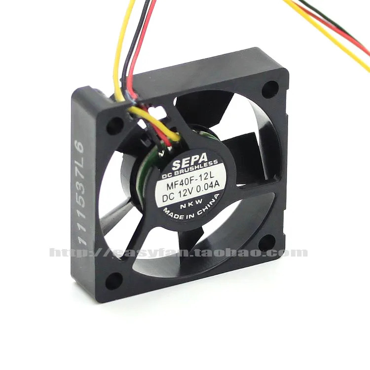 SEPA MF40F-12L 4cm 4010 12V 0.04A 냉각팬