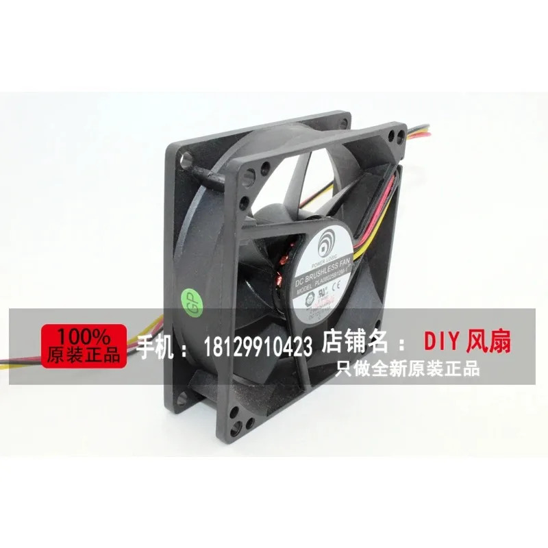 파워 로직 PLA08025B12M-1 8025 12V 8CM 냉각팬JFG