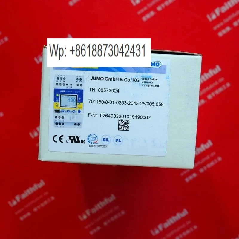 오리지널 Jumo 00573924 온도 조절기 701150/8-01-0253 - 2043-25/005 058 1PCS
