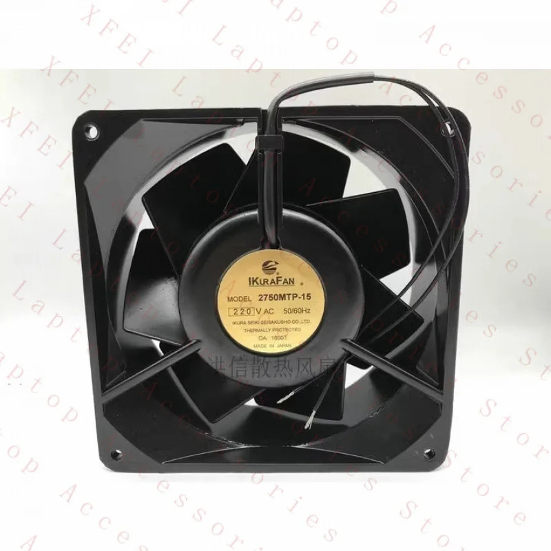 C IKURA 팬2750MTP-15 AC220V 14cm 140x50MM 2선 올메탈 냉각팬