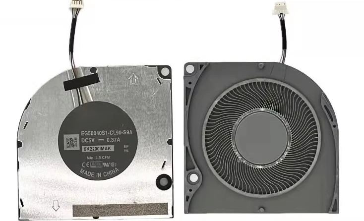 Dell Latitude 7320 E7320 0XCNHG DC 5V 0.37A EG50040S1-CL90-S9A Min 3.5 CFM노트북 쿨러 CPU 팬