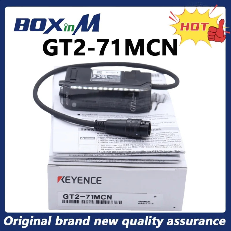 KEYENCE 2-71MCN 고정밀 접촉 디지털 센서 증폭기 NPN