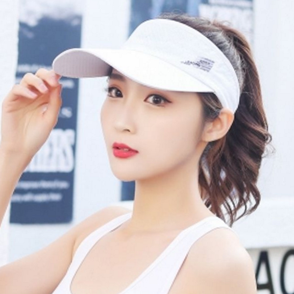 시원한 여성 썬 캡 통기성 메쉬 썬 캡 아웃도어 경량 - 상품 이미지