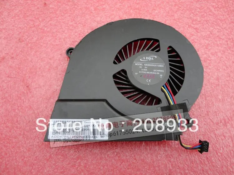 ADDA AB08505HX110B00 0CWR62 노트북 DC5V 0.50A 팬원본