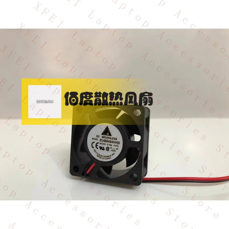 C EUB0424VHD DC24V 0.14A 4CM 4020 2선식 냉각팬 40x40x20MM