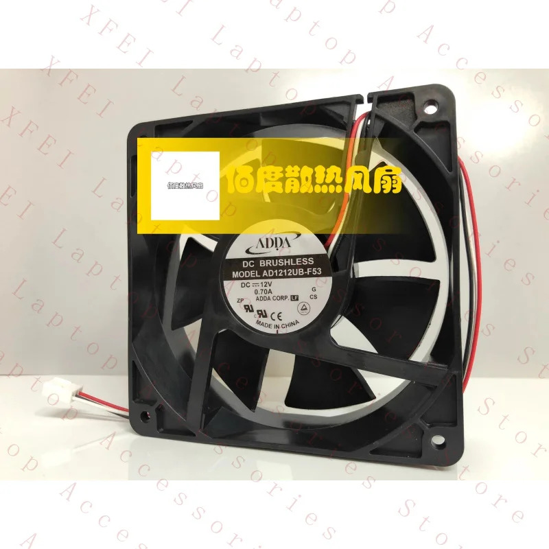 C AD1212UB-F53 DC12V 0.70A 12038 12CM 3선식 냉각팬