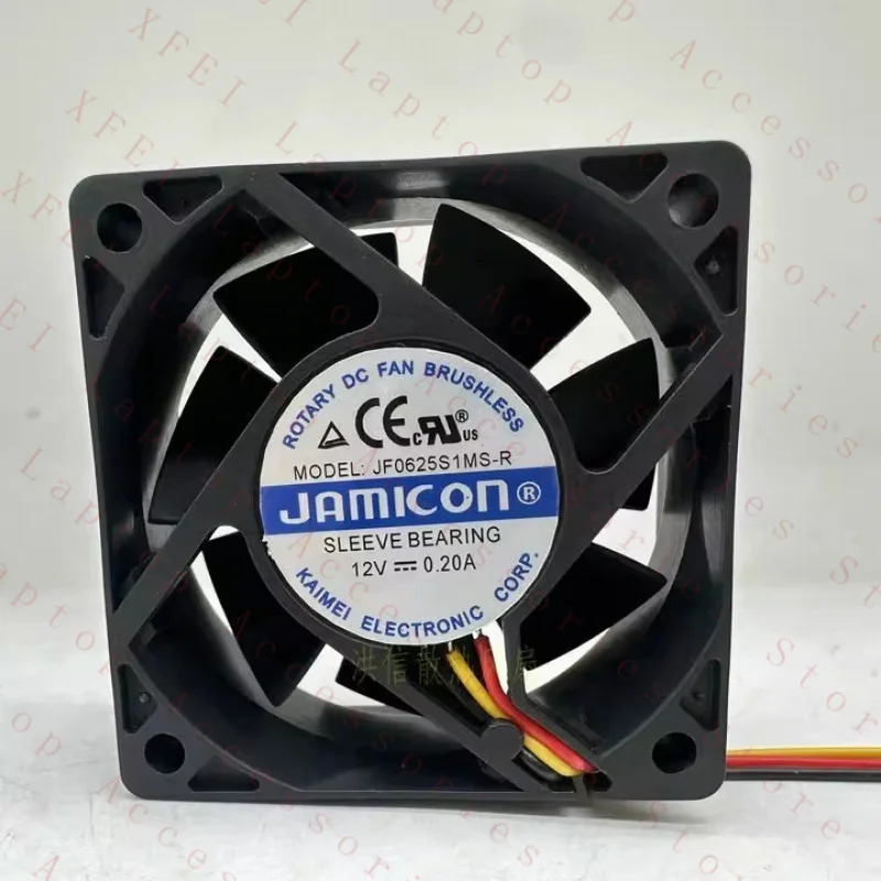 C JCON 팬JF0625S1MS-R DC12V 0.20A 6025 60x25MM 3선 냉각팬