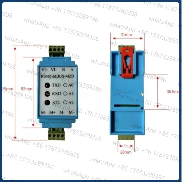 절연형 RS485MBUS 마스터 변환기 50/80/100 로드 선택 가능