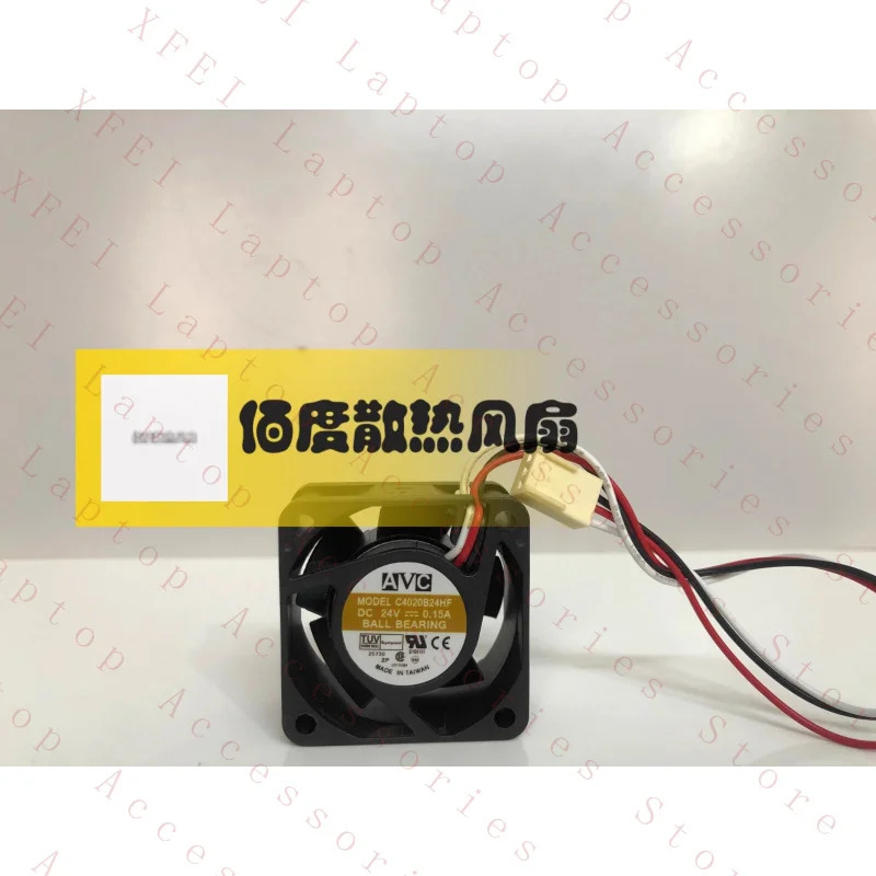 C C4020B24HF DC24V 0.15A 4CM 4020 3선 인버터 팬