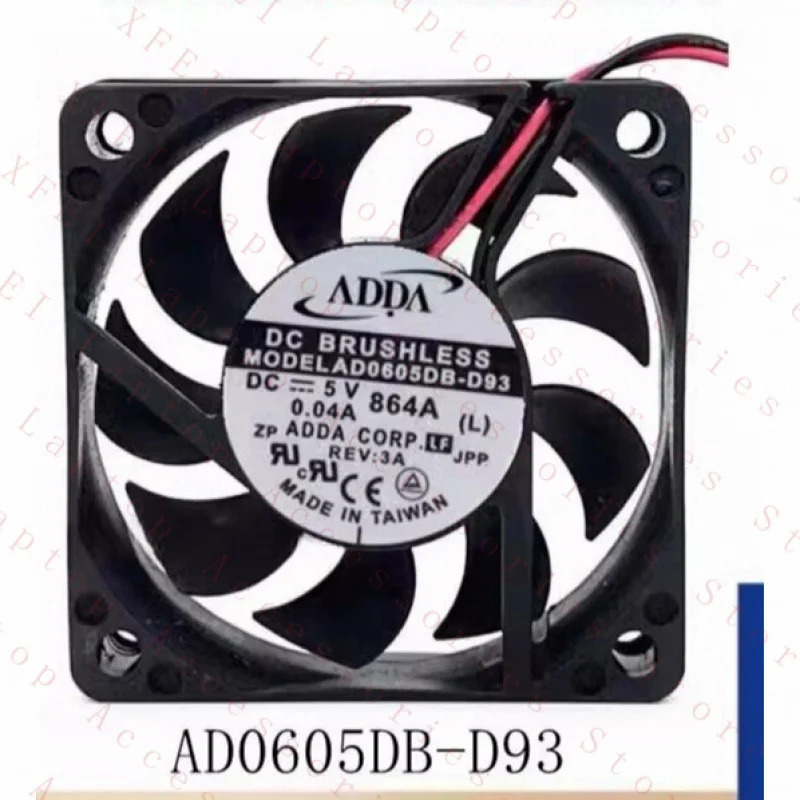 C AD0605DB-D93 DC5V 0.04A 6CM 6015 2선식 냉각팬