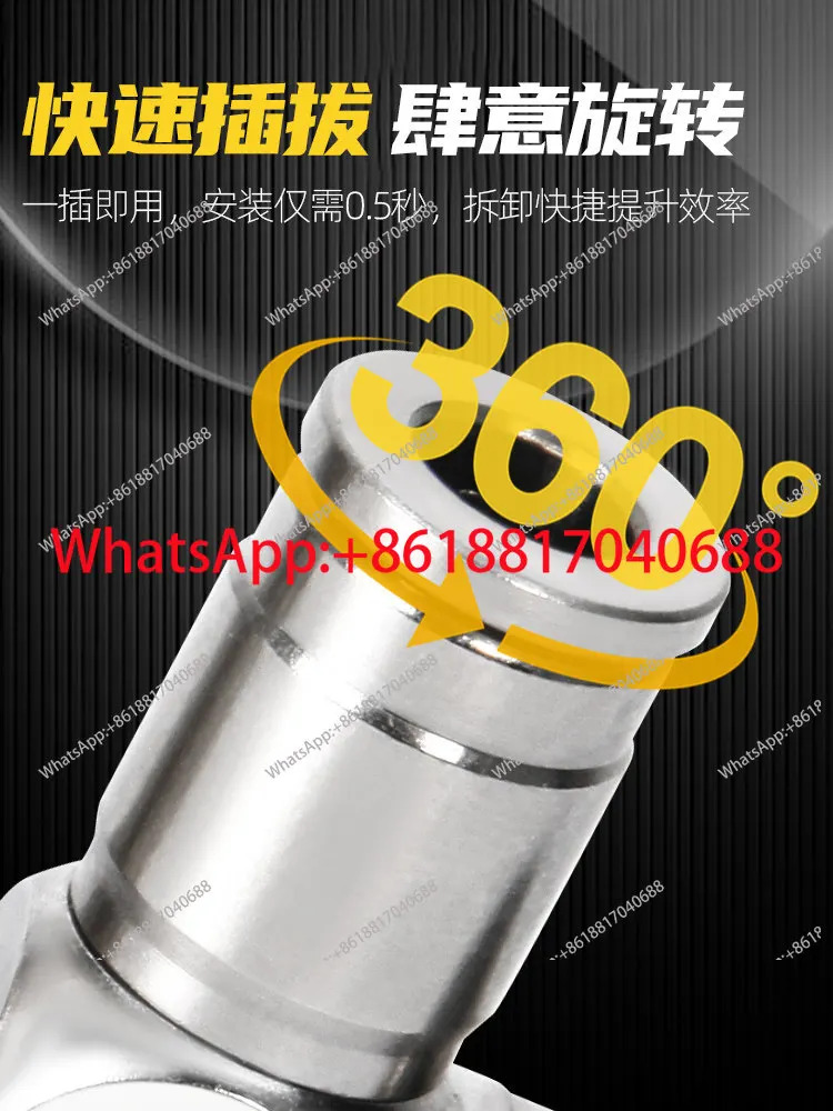 구리 공압 파이프 퀵 플매트 카펫 러그 커넥터 PU/PG/PE/PY 니켈 도금