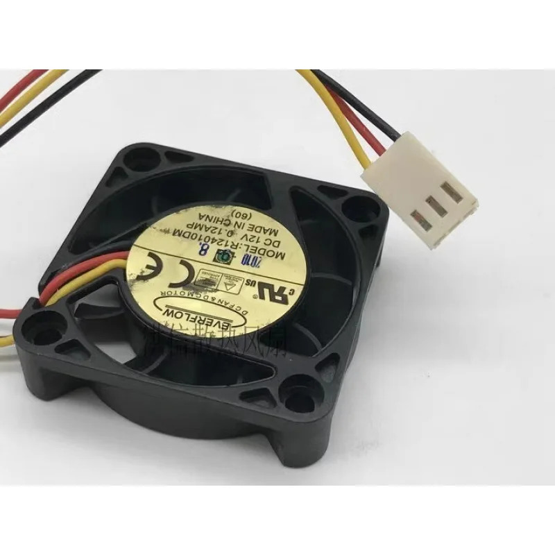 C EVERFLOW 팬4CM 4010 R124010DM DC12V 0.12A 3와이어