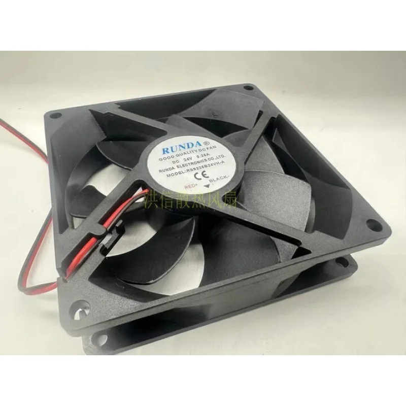 런다 팬 RS9225B24VH-A DC24V 0.25A 9225 9CM 2와이어C 1개