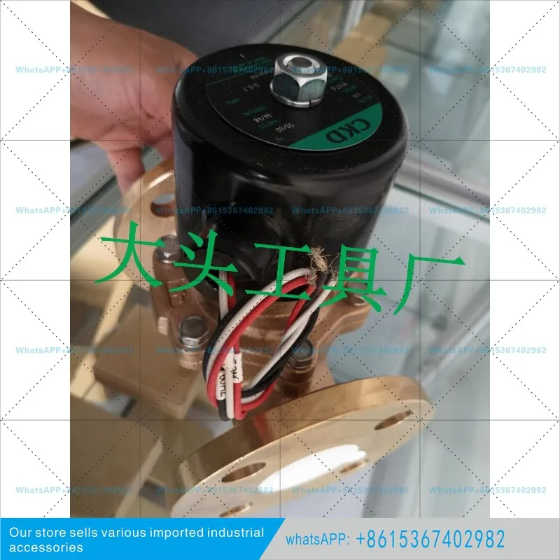 -AC220V APK21-40F-C4A-AC220V CKD 플랜지형 솔레노이드 밸브 APK21-40A-C4A