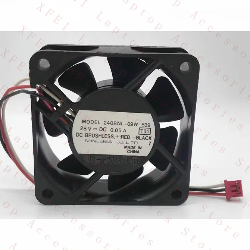 C NMB 팬2408NL-09W-B39 DC28V 0.05A 6020 6cm 3와이어