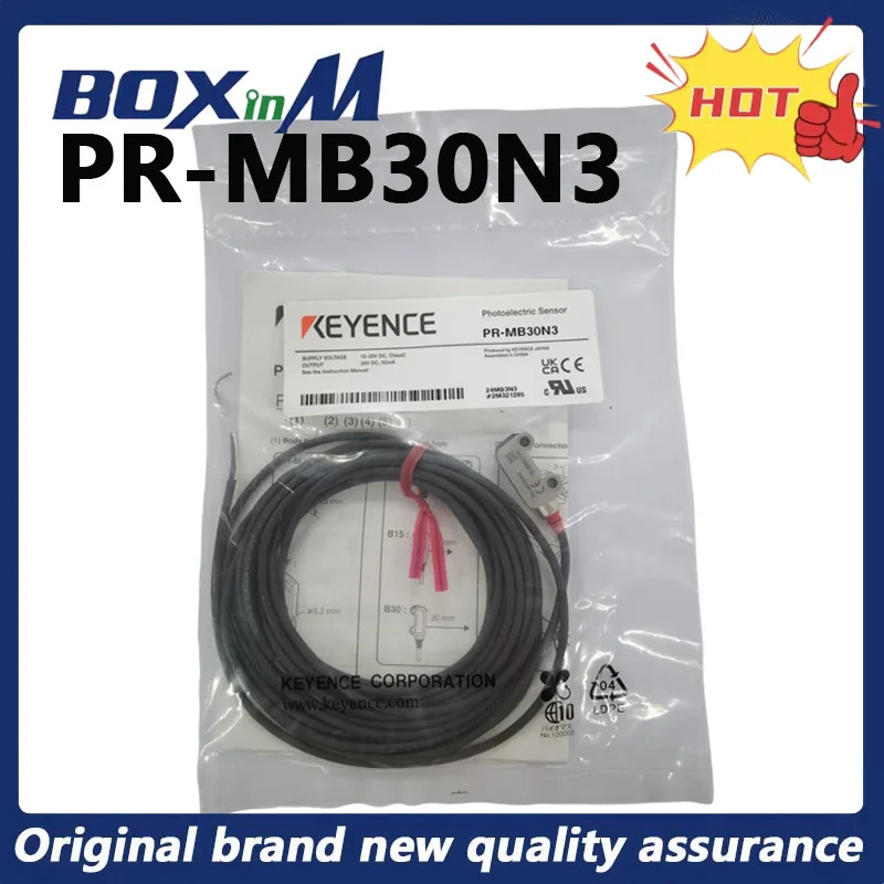 KEYENCE PR-MB30N3 초소형 증폭기 내장 광전센서 30mm