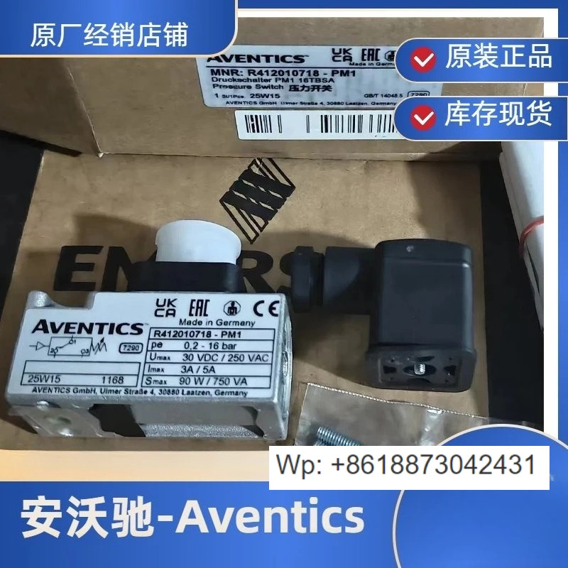 R412010718 ENTICS Anvolchi 압력 스위치 PM1 플랜지 타입 A 포함