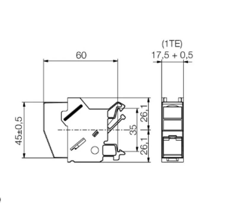 Weidmller오리지널 커넥터 IE-XM-RJ45/RJ45 8879050000