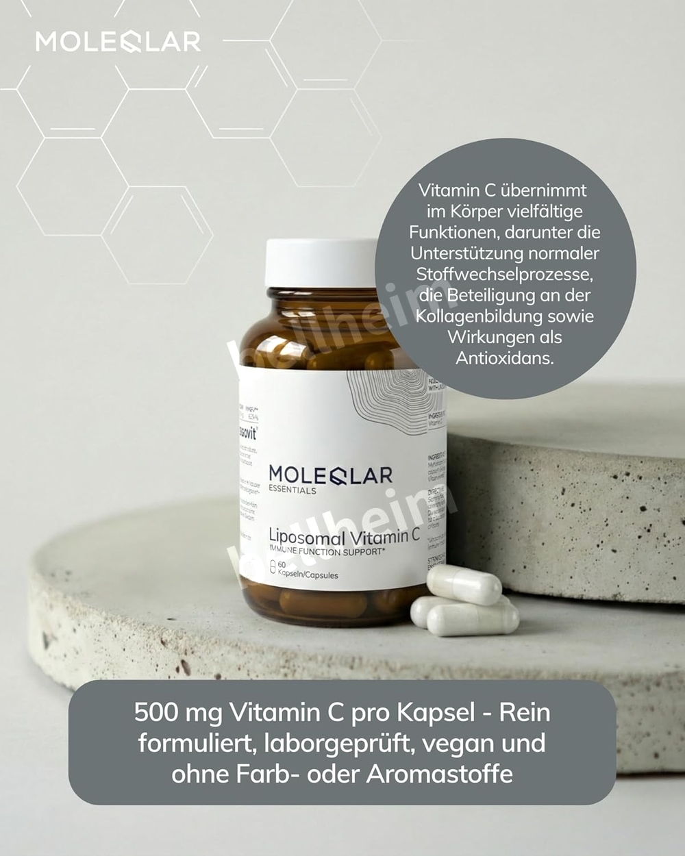 몰레클라 리포좀 비타민C 500mg 60캡슐 - 상세 이미지 3