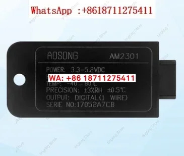 2 PCS AM2301 온도 습도 센서 모듈 Aosong 완전 보정된 디지털 출력 단일 AM2301A