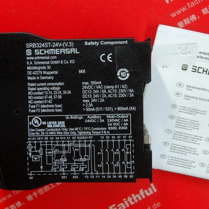 101195504 안전 릴레이 SRB324ST 24V - V.3 1PCS