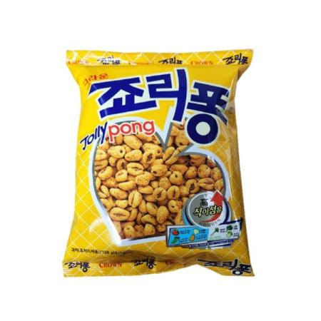 회사간식 크라운 죠리퐁 대 바삭한 봉지 과자 스낵 135g 1개