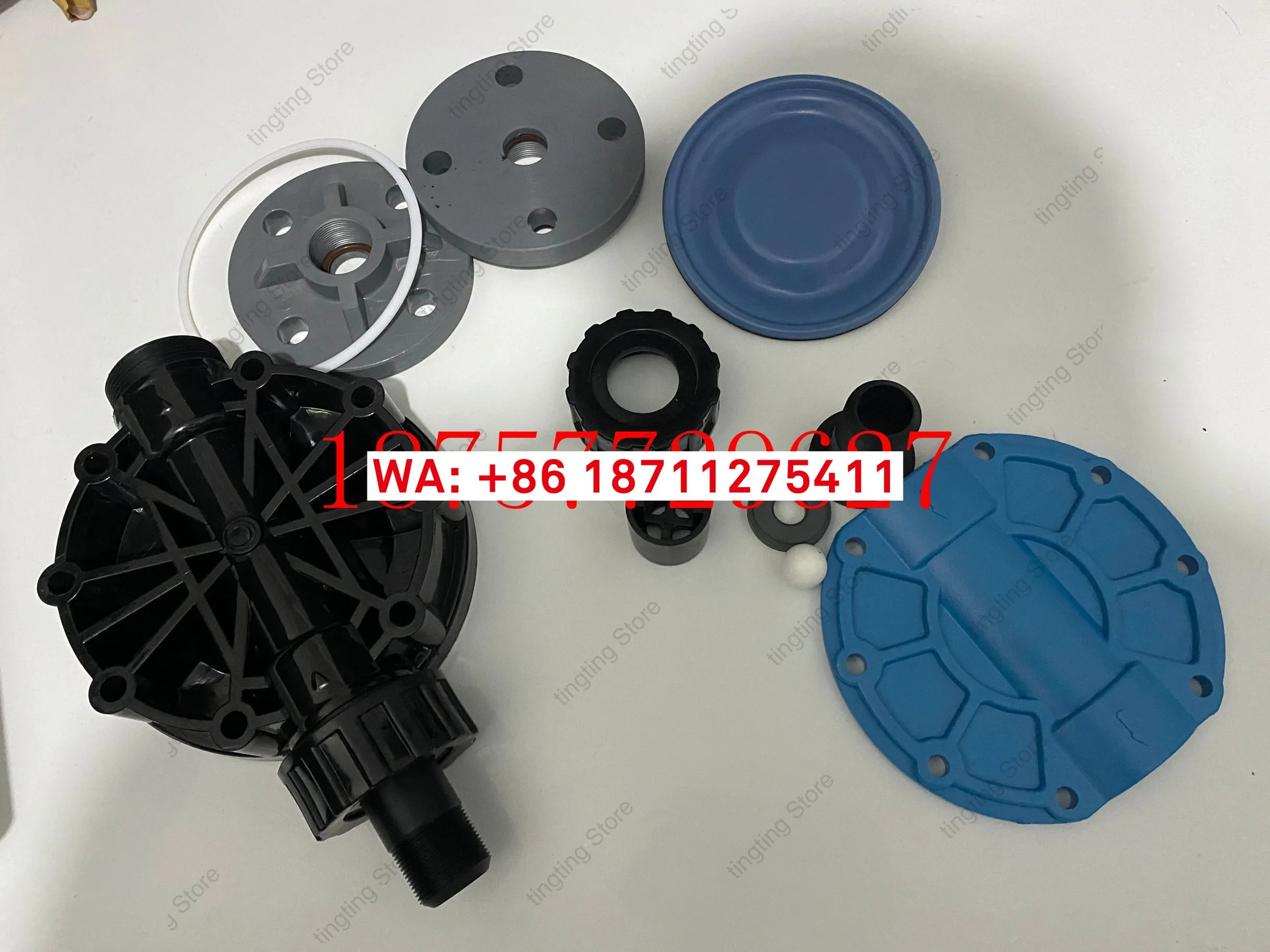 IWAKI 계량 펌프 헤드 액세서리 LK-F47VS-04 LK-F57VC-04 다이어프램 PVC 쉘