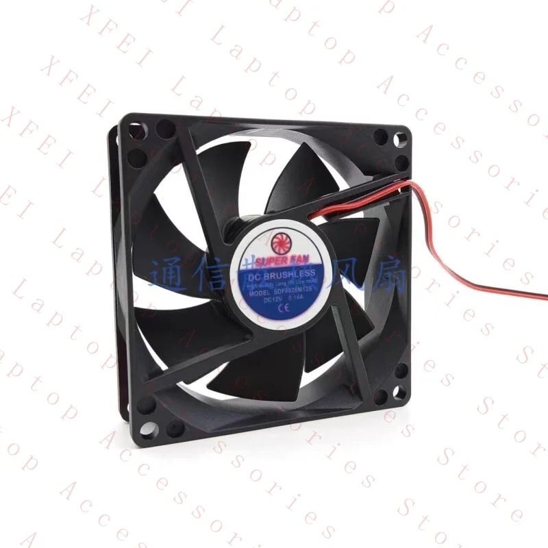 SUPER FAN SDF8025M12S 12V 0.14A 8CM 8025 전원공급장치 팬