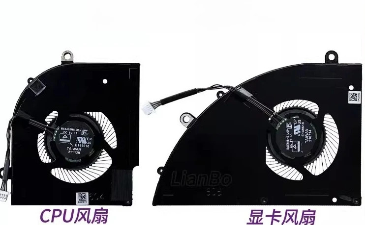 MSI Delta 15 A5EFK MS-15CK 시리즈 BS5405HS-U5N BS5405HS-U5P DC5V 1A 팬새 CPUGPU 냉각팬
