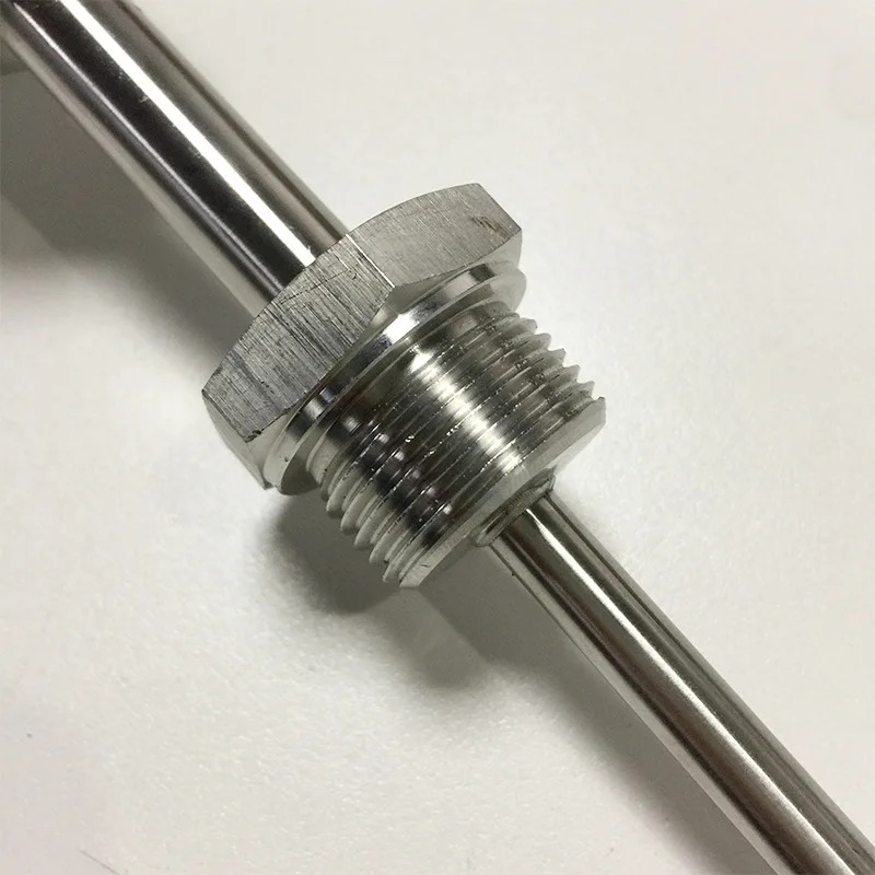 JASUN 방폭형 온도 센서 파이프 직경 8MM 100MM 0-150  4-20MA PR5333A 포함