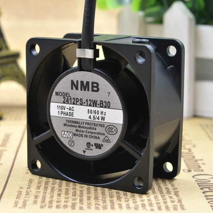 NMB Meibia 6cm 6028 115V 서버 IPC풍력 팬 2412ps-12w-b30