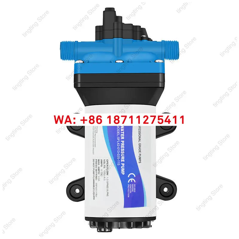 12V24V DC 전기 무소음 4챔버 다이어프램 펌프 관개자흡식 42개 모델