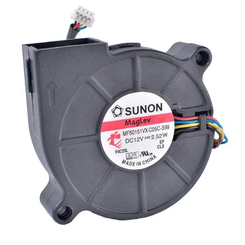 JFG ForSUNON MF50151VX-C05C-S99 5cm 5015 12V 2.52W 4선식 프로젝터 블로워 팬