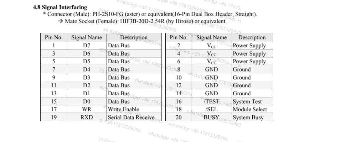 호환 가능M204SD01AA VFD 디스플레이 모듈
