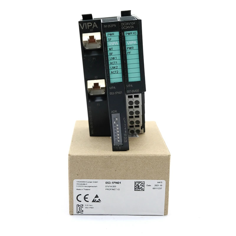 고성능 고속 통신 100Mbit S 풀 듀플렉스 64모듈 PROFINET IO 슬레이브 인터페이스 모듈 053-1PN01