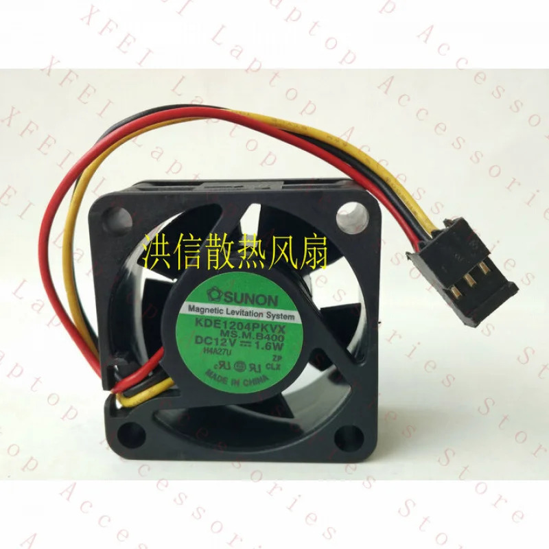 C SUNON 팬KDE1204PKVX DC12V 1.6W 40x40x20mm 스위치 냉각팬 3핀