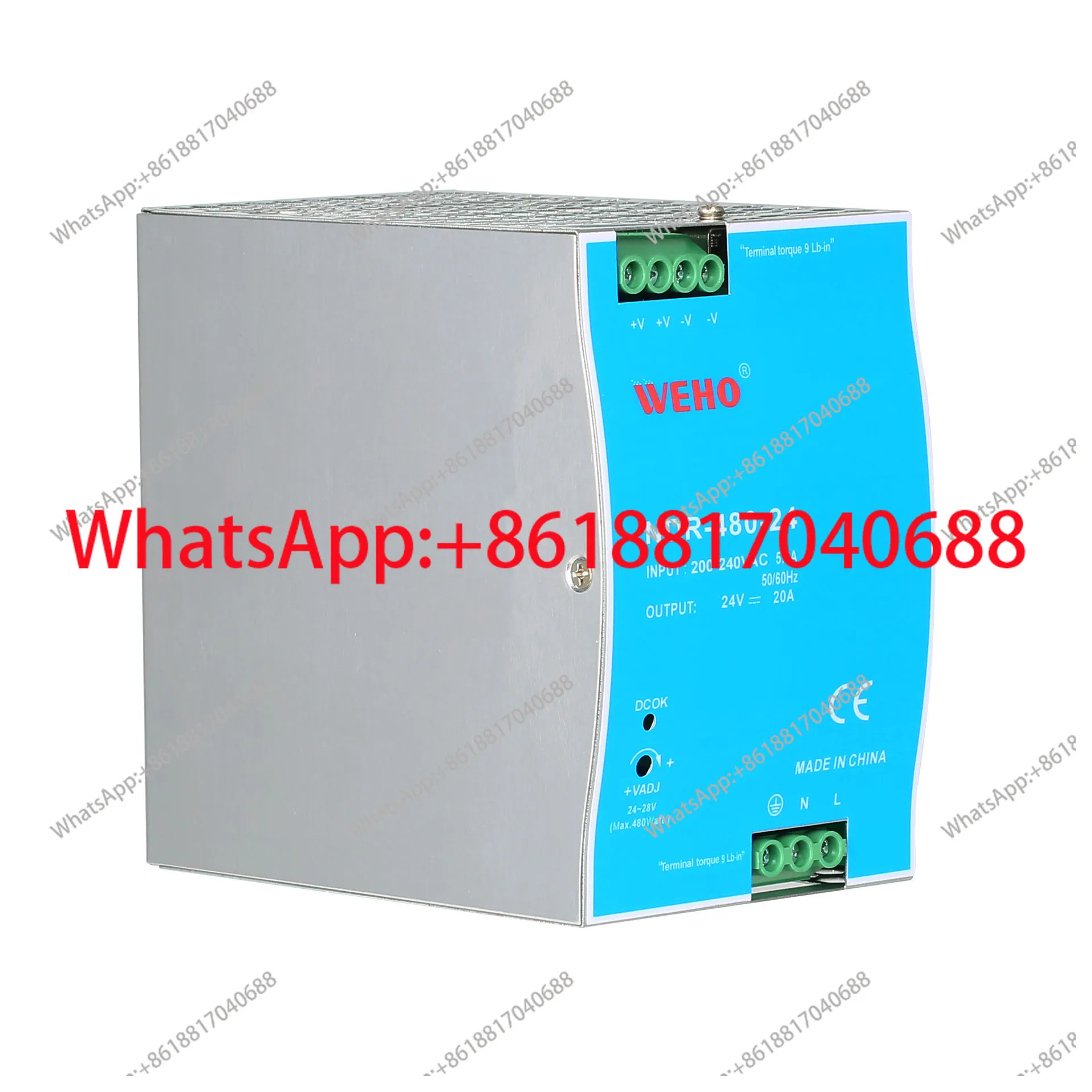 NDR-480-24/48 DC 레일 스위칭 전원공급장치