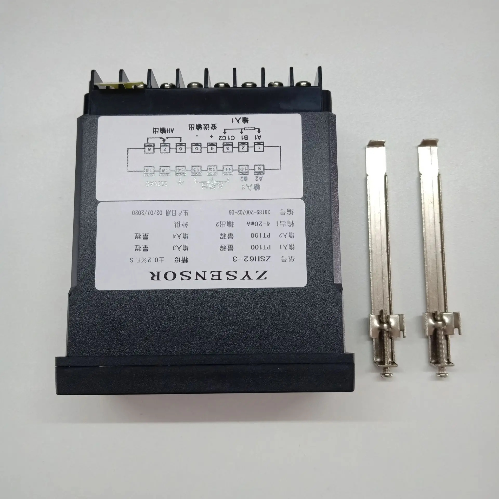 듀얼 채널 디지털 디스플레이 미터 ZSH62-3 양방향 PT100 입력 1개4-20MA 출력 2개알람 96 x 48MM