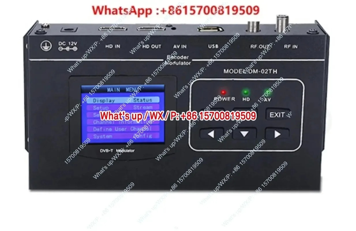 유니버설 애질리트 하이리스트 디지털 변조기 영어 MPEG4 HD를 DVB-T RF 인코더로 수출