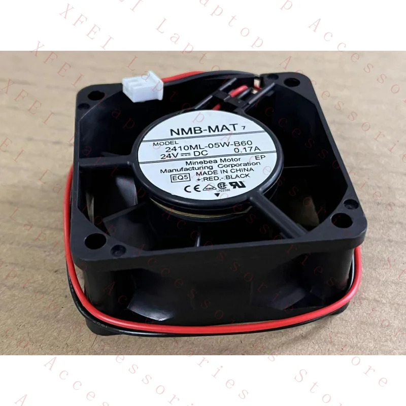 C 2410ML-05W-B60 DC 24V 0.17A 6CM 6025 축방향 냉각팬 2선