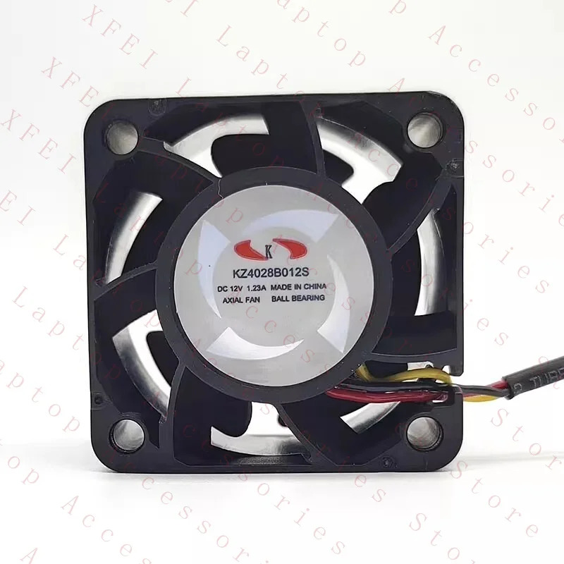 K KZ4028B012S DC12v 1.23A 4CM 4028 3핀 전원 냉각팬