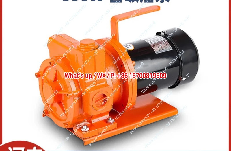 적모델 자흡식 고유량 오일 펌프 12V24V220V 스위치 고출력 올코퍼 모터 1.5인치 2인치