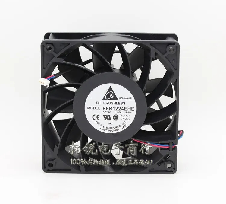 커넥터가 Delta Ffb1224ehe-Broo 12038 24V 1.5a 인버터 팬