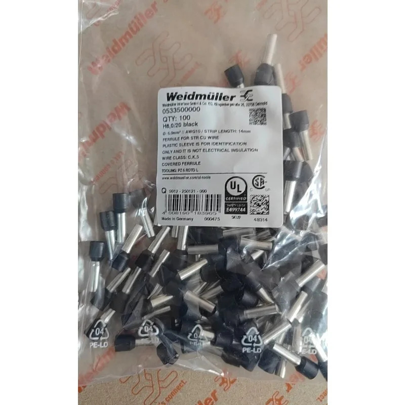 Weidmller End H6.0/20 SW 0533500000 2개입 패키지