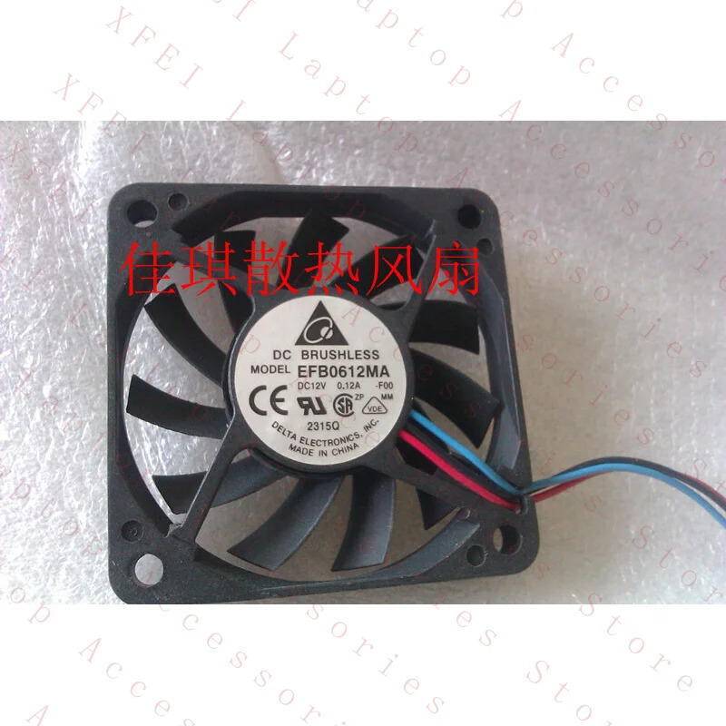 C EFB0612HMA 6010 12V 0.18A 냉각팬 3핀  A613