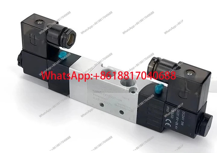 솔레노이드 밸브 3위치 5방향 중씰 4V230C-08 중누설 J4V230P 중압 230E
